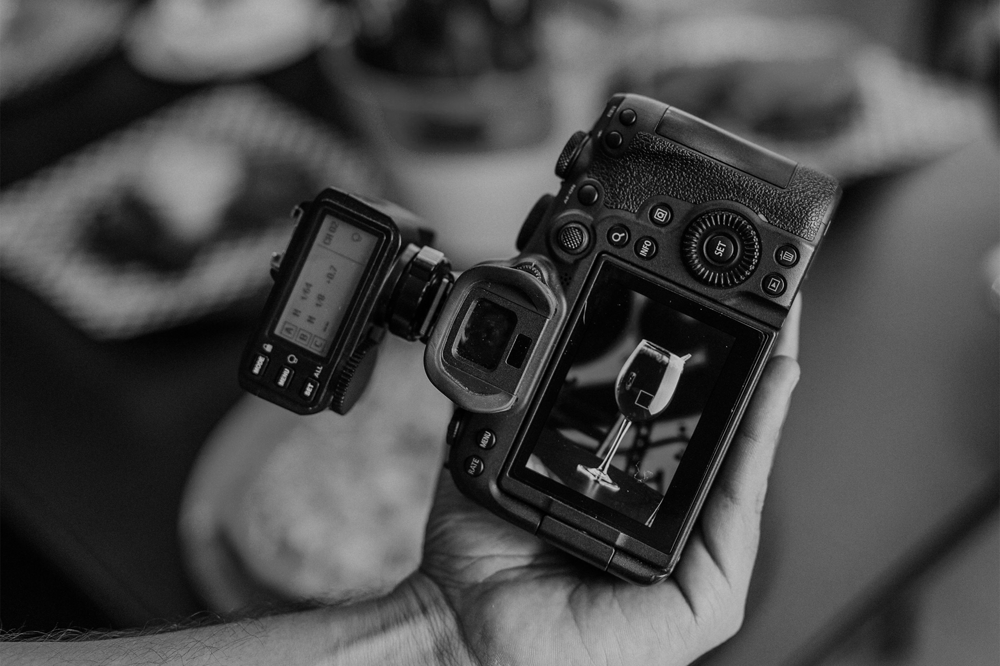 Flash Trigger Guide: How Off-Camera Flashes Communicate With Your Camera - camera with flash trigger on top