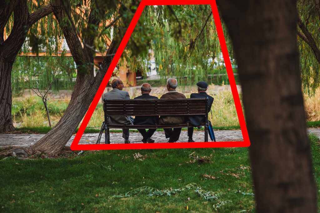 framing technique or frame within a frame in photo composition